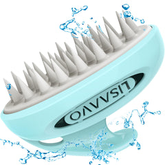 Lisaavo Hair Massager Scalp Scrubber Silicone Scalp Massager Scalp Massager Brush For Men Women and PetsBlue